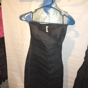 BB Dakota Black Strapless Dress